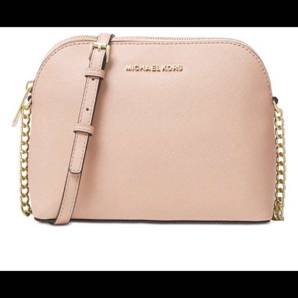 michael kors pink cross body